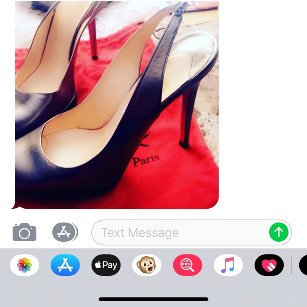 Christian Louboutin slingback heels